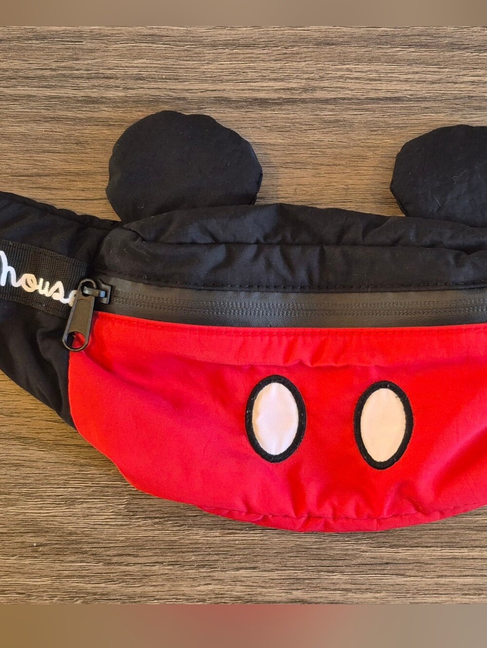 Disney Mickey Mouse Red & Black Fanny Pack